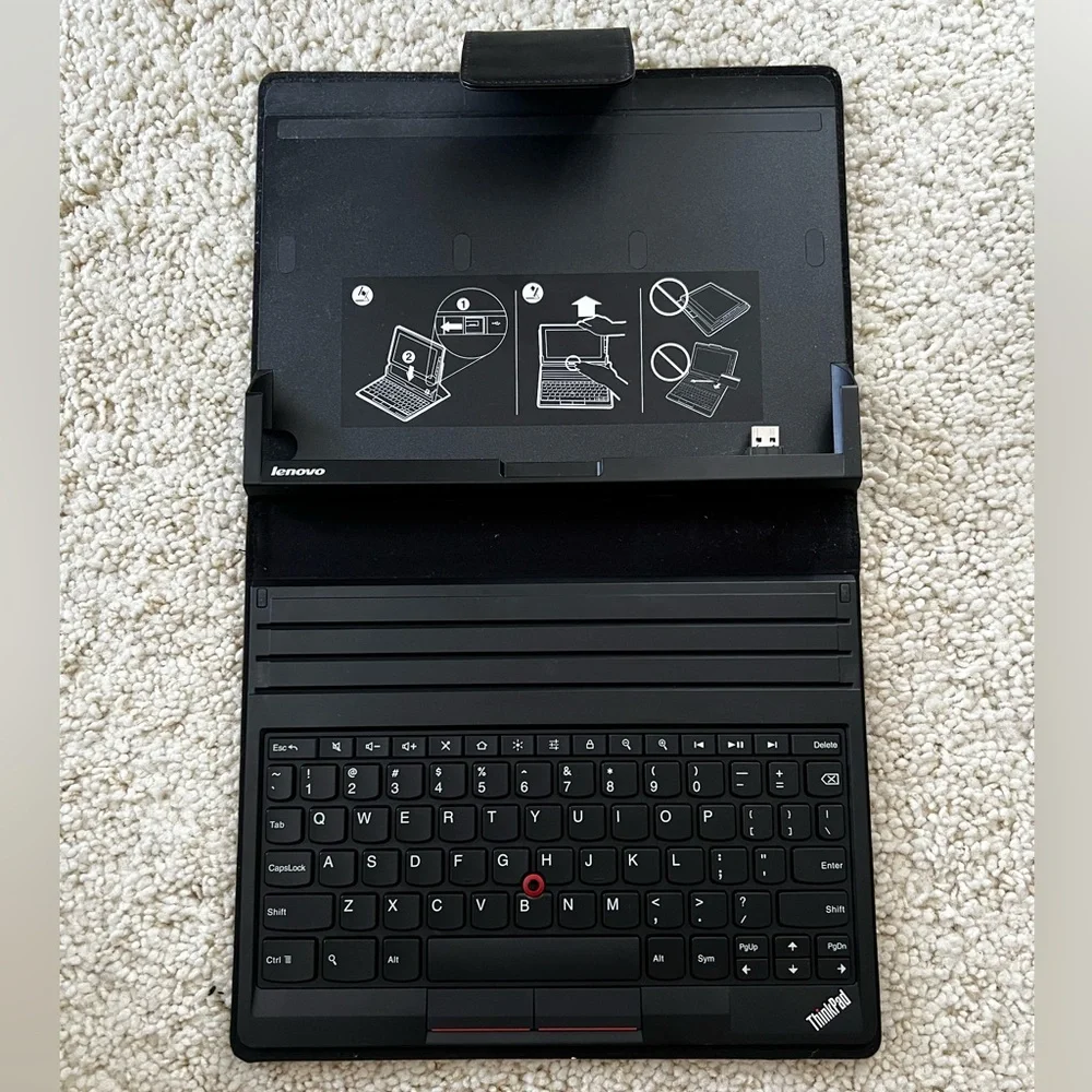 New HP ElitePad Productivity Jacket integrated keyboard ONLY tablet black cover